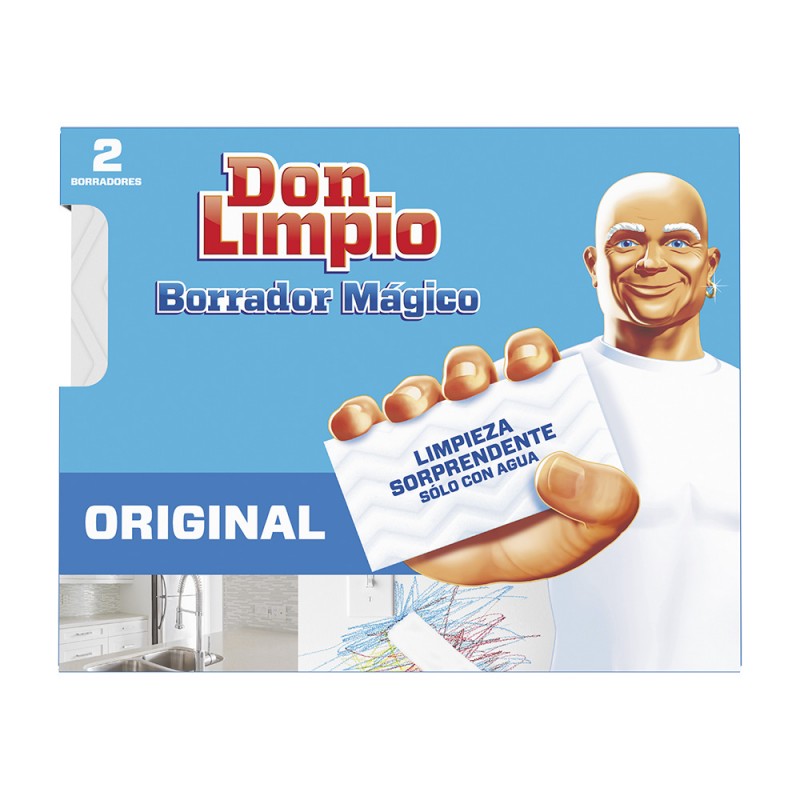 Don limpio borrador magico 2 en 1 caja 2uds