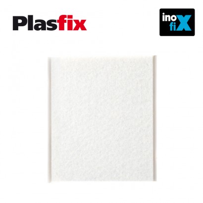 Pack 1 feltre blanc sintètic adhesius diàmetre 100x85mm plasfix inofix