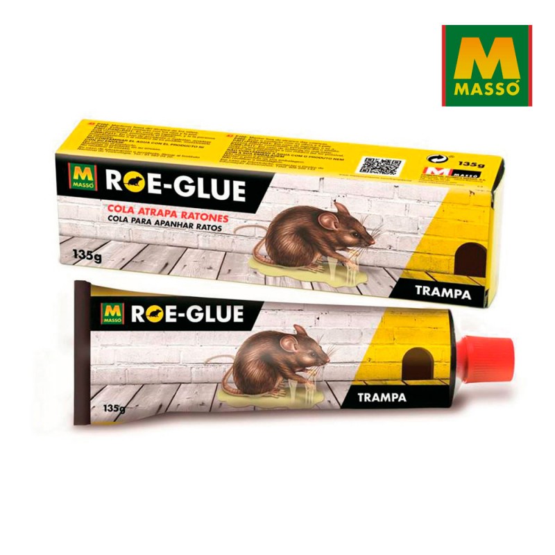 Raticida roe-glue 135 gr. massó 