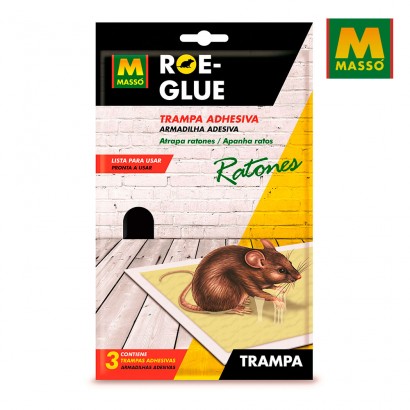 Roe-glue parany adhesiva per ratolins 3 uni massó
