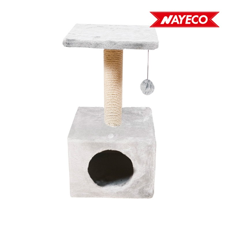 Rascador savanna town gris clar 60x30x30cm  nayeco 