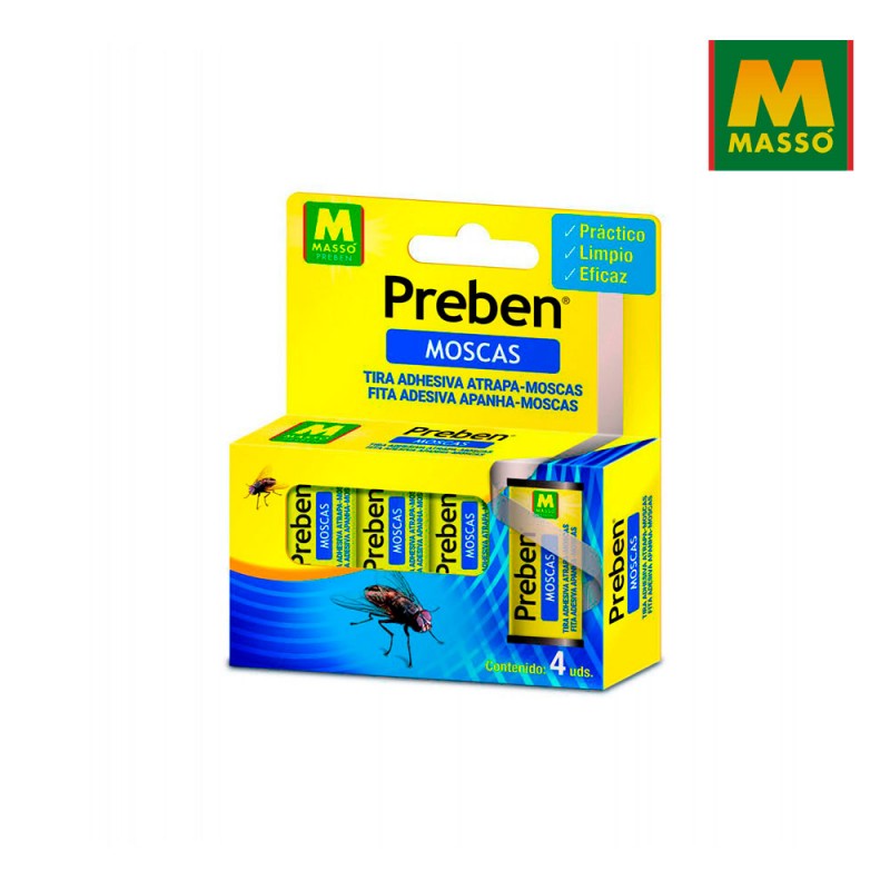 Preben tira  atrapa mosques 4 unitats