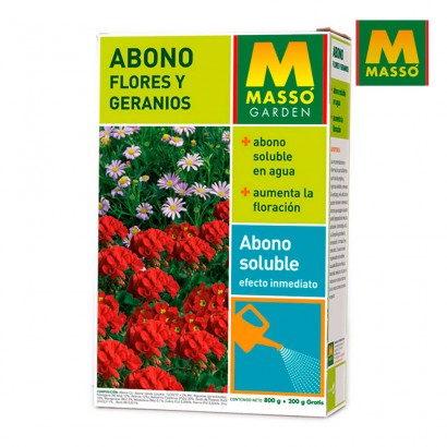 Abonament solubles per flors i geranis 1 kg. massó