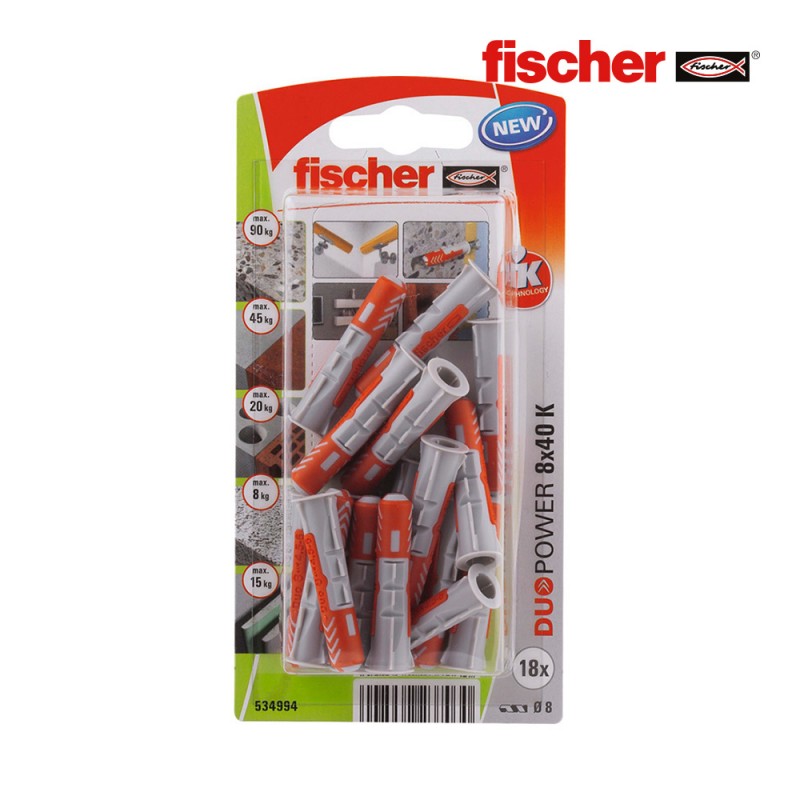 Blister 18 tacs duopower 8x40 fischer