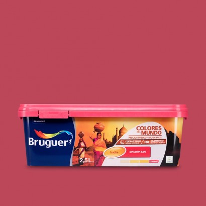 Pinturres del món índia magenta sari contrast 2,5l bruguer