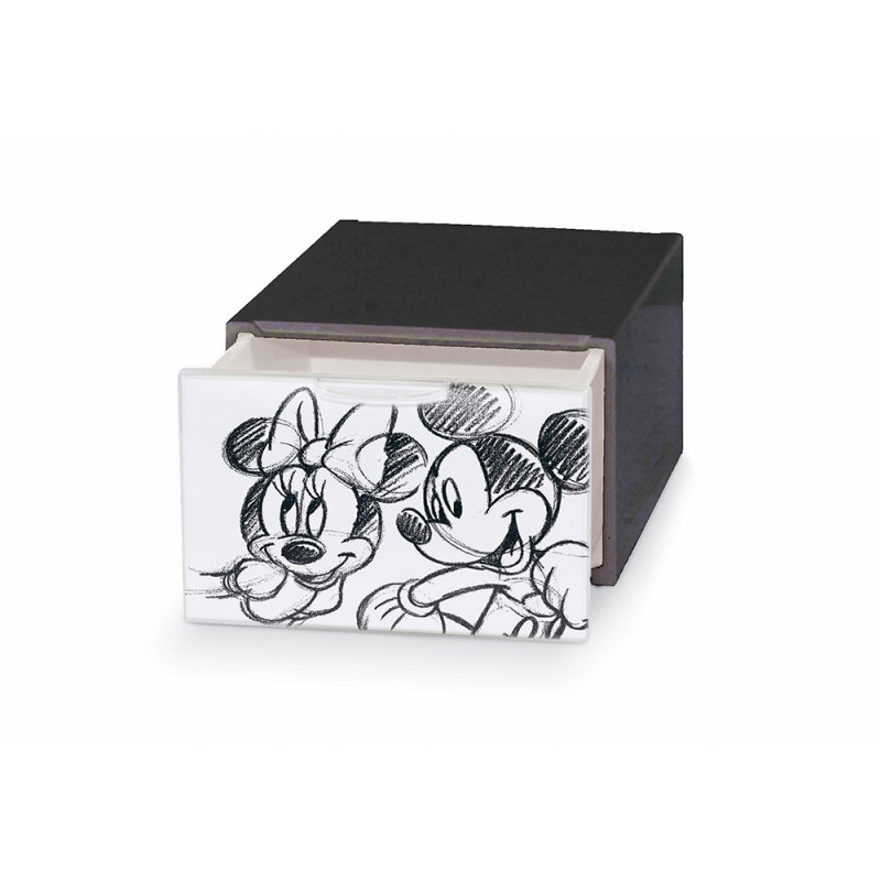 Calaixera de plàstic mickey & minnie 15,5x21x10,5cm