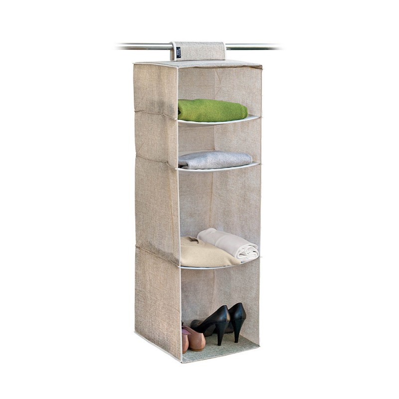 Organizador colgante 4 estantes maison 33x33x103cm