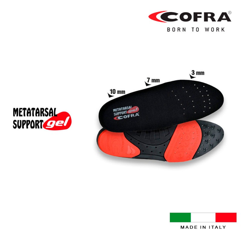 Plantilla metatarsal support gel talla 37 cofra.