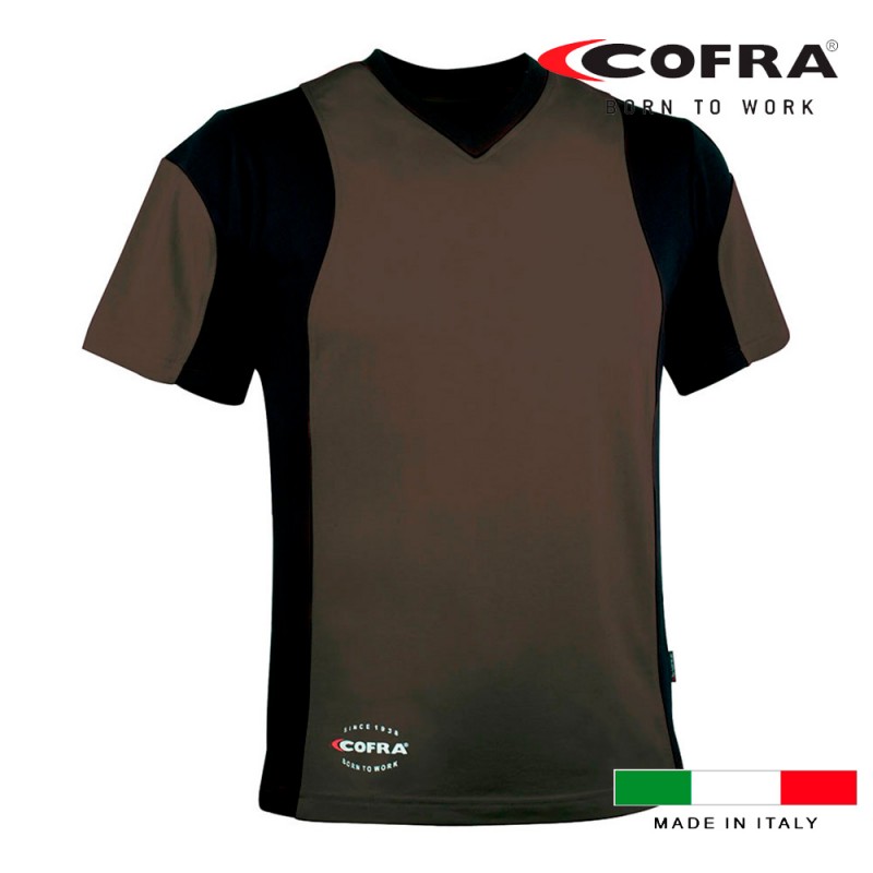 Camiseta java fango / negro cofra talla l