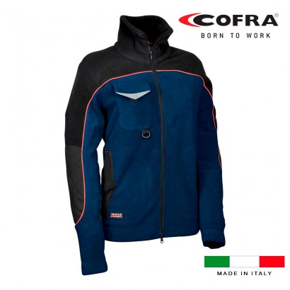 Caçadora woman folre polar rider  blau marí negre cofra talla s.