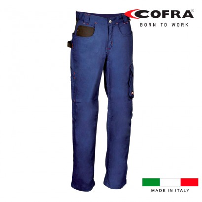 Pantalons woman wallander blau marí negre cofra talla 34