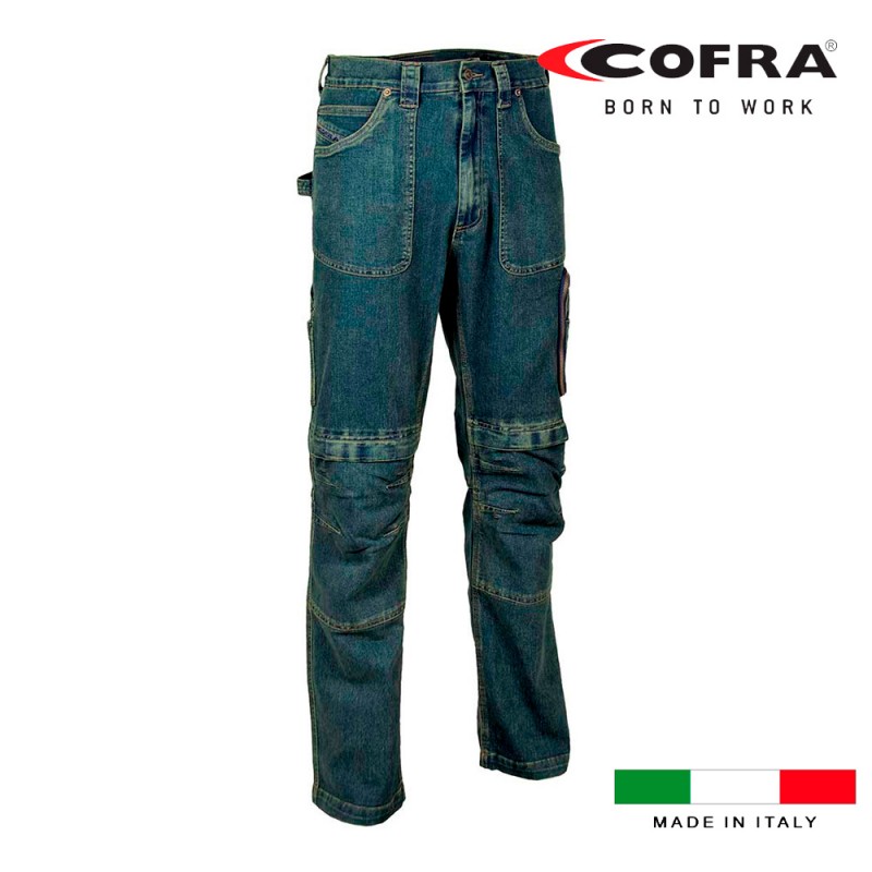 Pantalons dortmund blau marí cofra talla 40