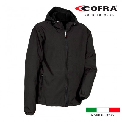 Caçadora softshell  vannas negre cofra talla l