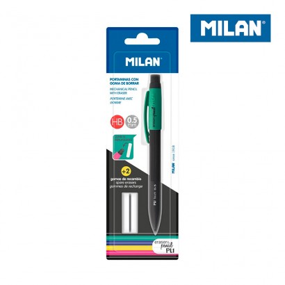 Blister portaminas pl1 0,5mm + 2 gomas milan