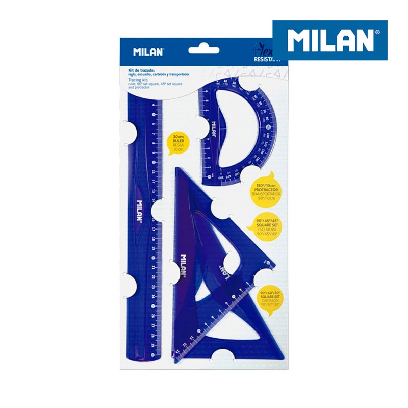 Kit de regles flex&resistant  acid milan 