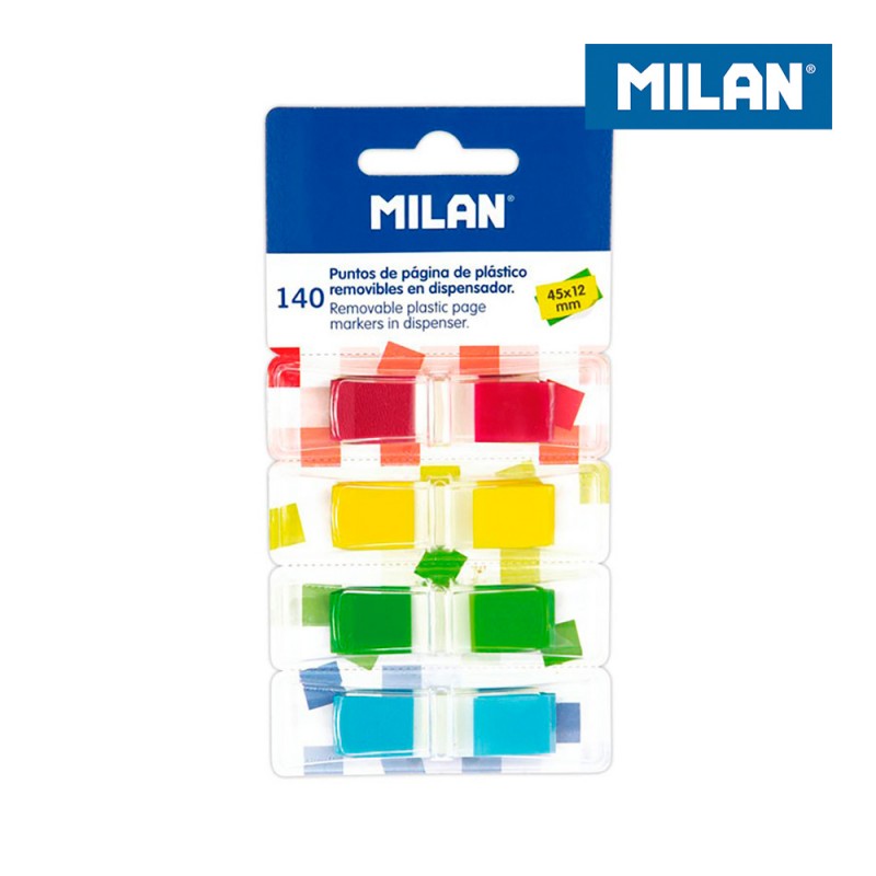 Pack 140 punts pàgina en 4 dispensadors milan 