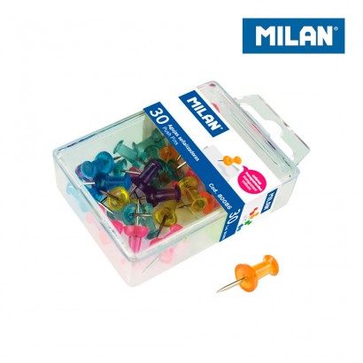 Caja 30 agujas señalizadoras en colores milan