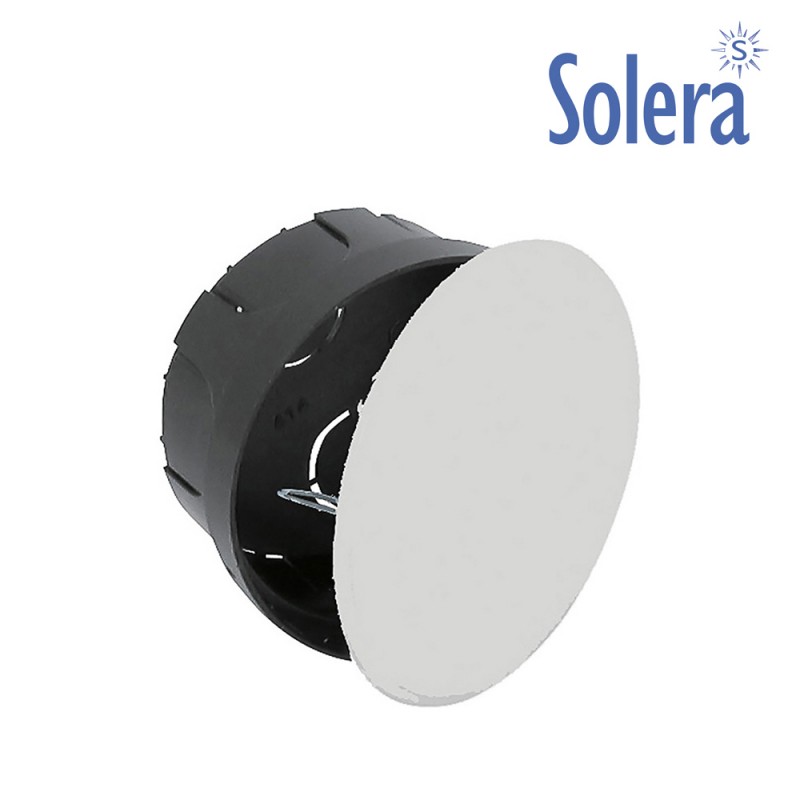 Caixa rodona amb tapa 40x80mm garra metàlica solera