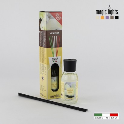 Difusor aroma mikado vainilla 125ml . magic lights 