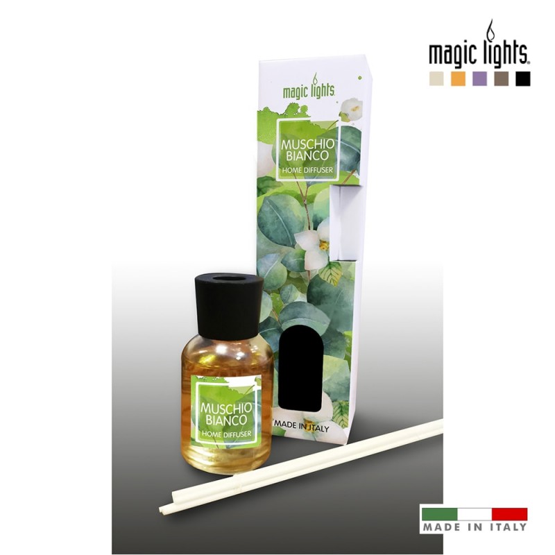 Difusor mikado almesc blanc 50ml .magic lights 