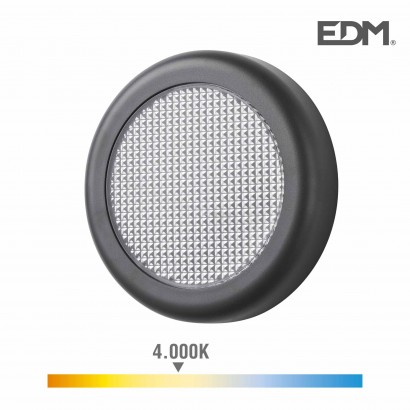 Aplic led  6w 450 lumens 4.000k lllum dia rodó edm.