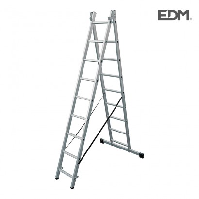 Escala transformable alumini 2x9 esglaons edm 