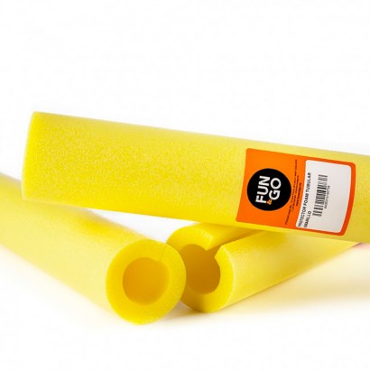 Protector foam tubular  ø92mm groc 