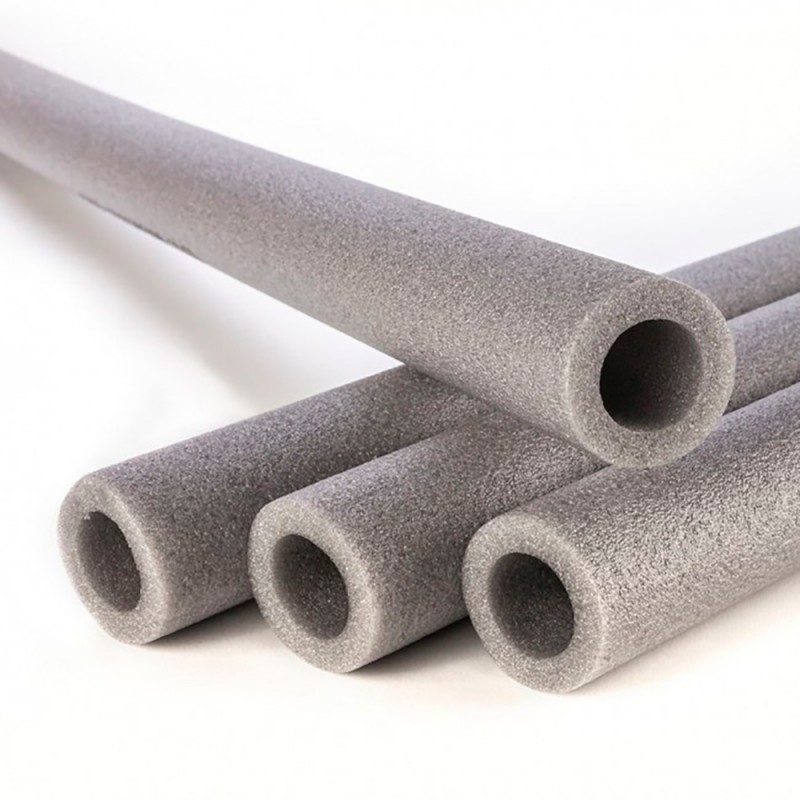 Coquilla polietilè 15 mt gris gruix 10mm diam.interior 15mm