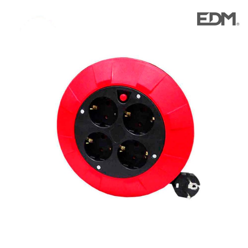 Enrotllacables llar 5mts 3x1-4 tomes t/tl amb protector tèrmic edm 