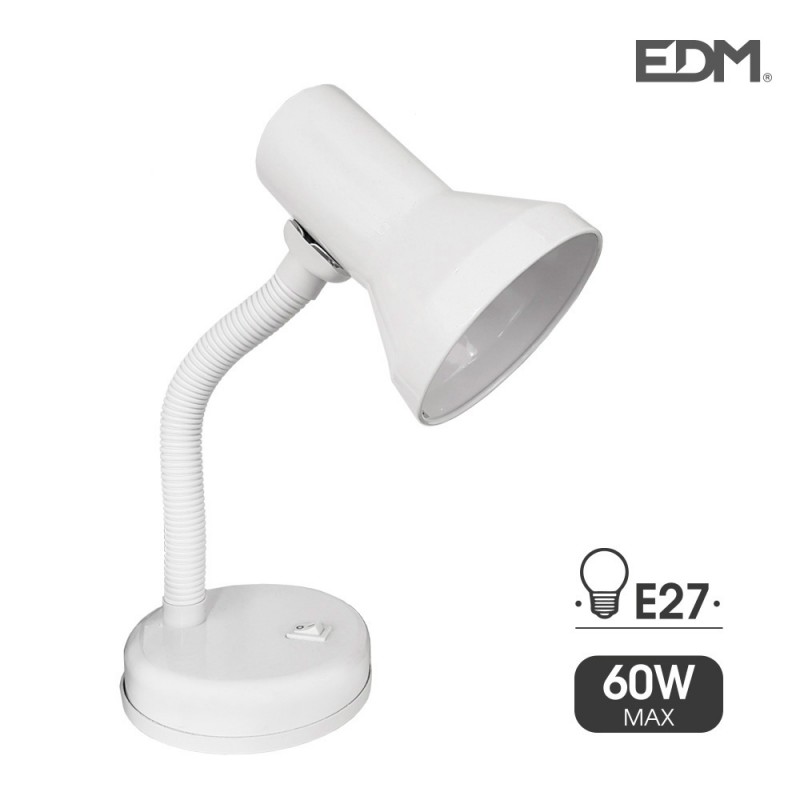 Flexe de sobretaula model london e27 60w blanc edm 