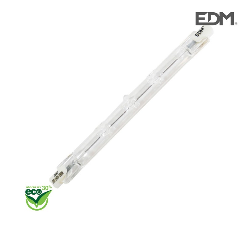 Bombilla halogena lineal 118mm "energy saver" 80w 220/240v (equ. 100w) 