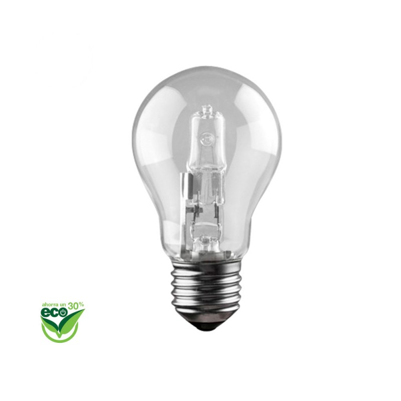 Bombeta halògena standard "energy saver" e27 42w (equ.60w) clara 