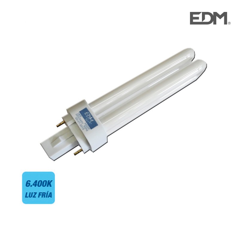 Bombeta baix consum g-24 d3 26w 6400k llum freda edm 