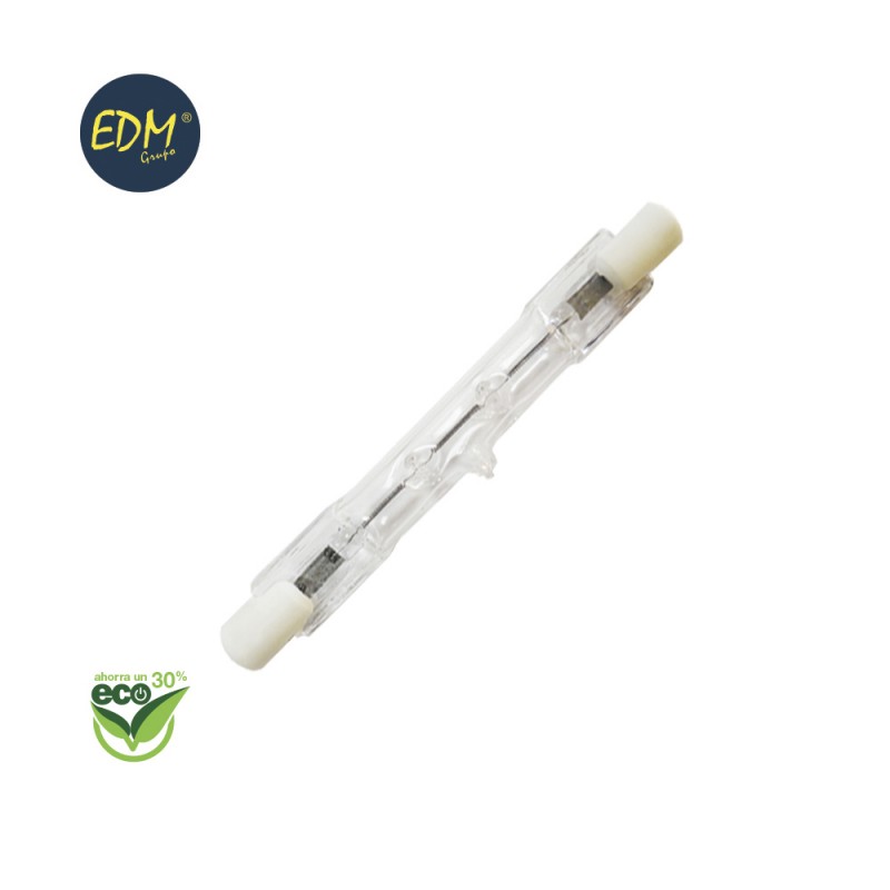 Bombilla halogena lineal 78mm "energy saver" 80w 220/240v (equ. 100w) 