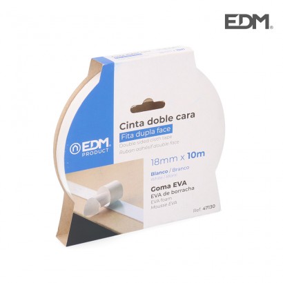 Cinta doble cara 10m x 18mm edm 