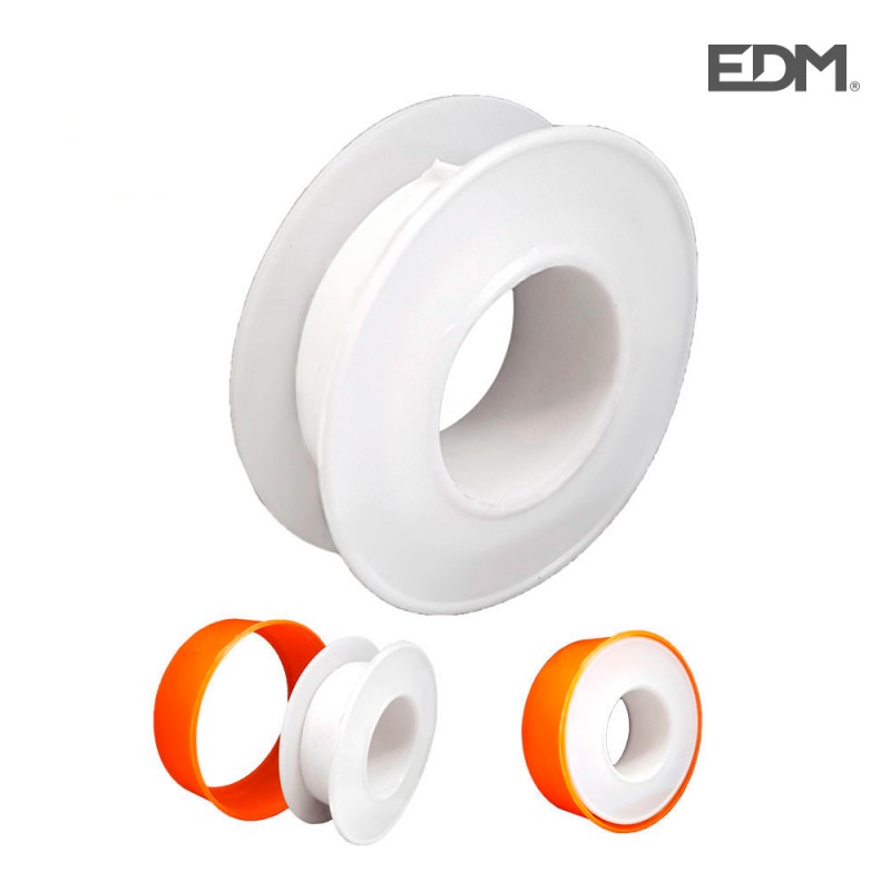 Cinta de teflon - 12mts 12mm - edm