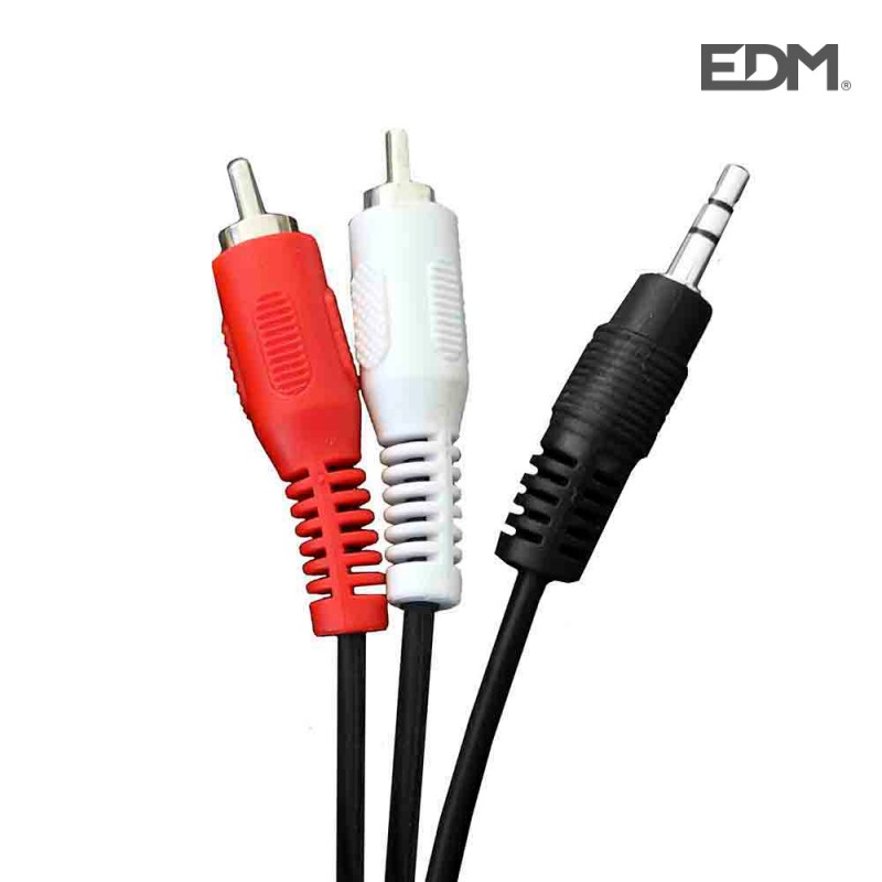 Estereo macho 2 rca mach 3,5 1,5m