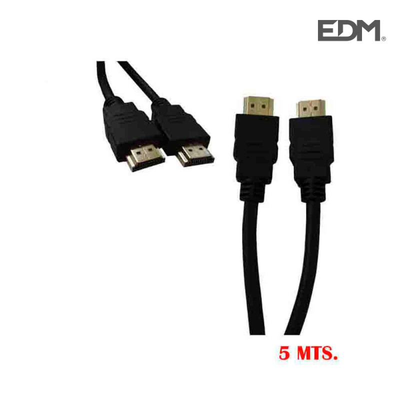 Conexion hdmi supra dorado alta definicion 5m