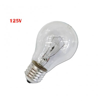 Bombeta standard clara 40w e27 125v (només ús industrial) 