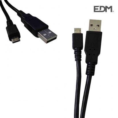 Cable connector de usb a micro usb 1.8m compatible samsung, sony, huaweii, lg
