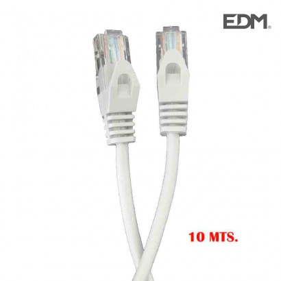 Cable de xarxa utp 5e "outex" 10m edm 