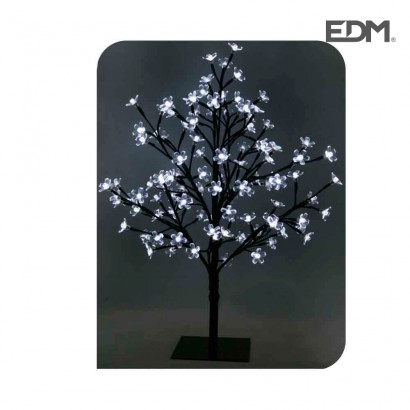 Arbre 3d sakura tronc recte 60cm 120 leds blanc fred (interior) edm 