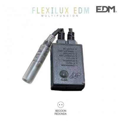 Programador tub flexilux 20m 2 vies (ip44 interior-exterior) edm 