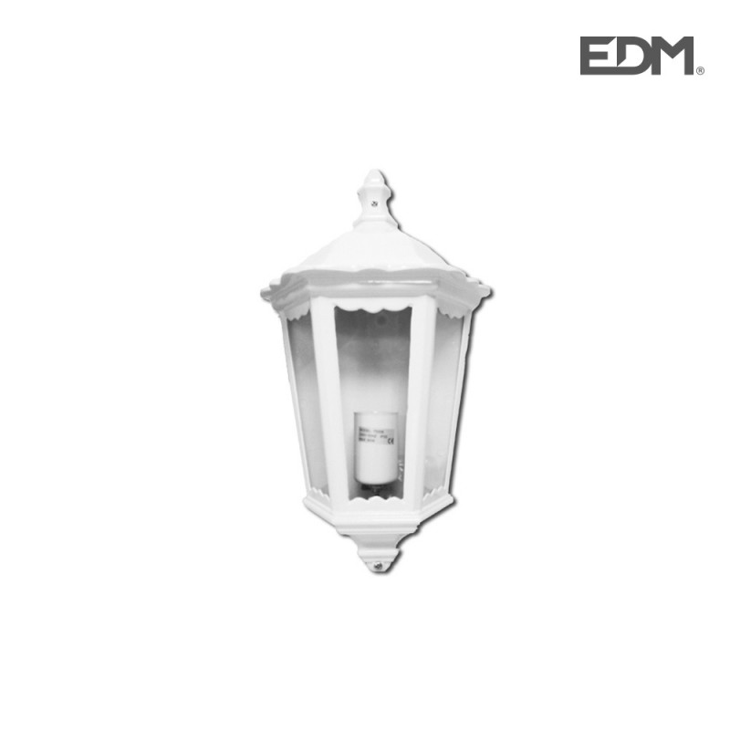 Aplique mod. milan blanc 43xø24,5cm edm 