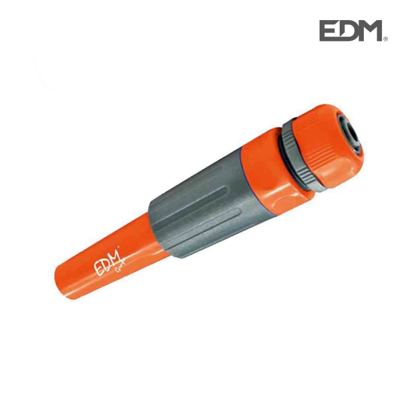 Lanza de riego regulable con abrazadera de 19mm 3/4 " (blister) edm