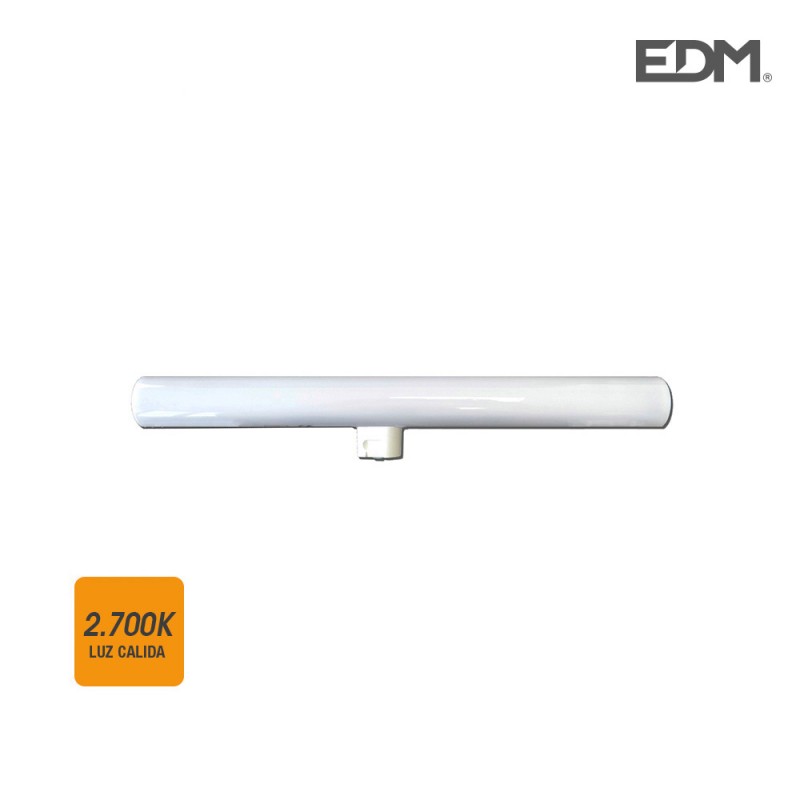 Linestra led 1 casquet s14d 7w 500 lm 2700k llum càlida ø 3 x 30 cm edm 