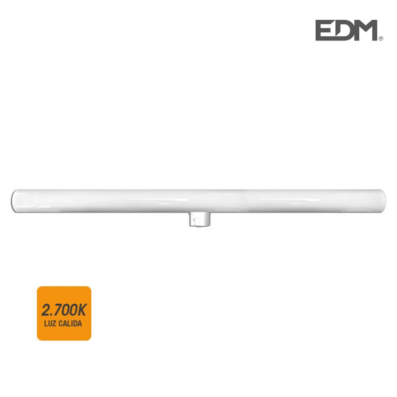 Linestra led 1 casquet s14d 9w 700 lm 2700k llum càlida ø 3 x 50 cm edm 