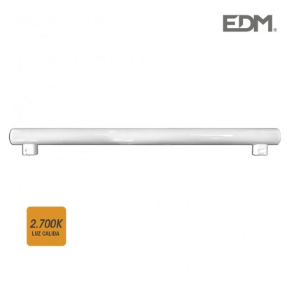 Linestra led 2 casquets s14s 9w 700 lm 2700k llum càlida ø 3 x 50 cm edm