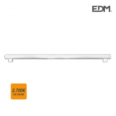 Linestra led 2 casquets s14s 18w 1450 lm 2700k llum càlida ø 3 x 100 cm edm