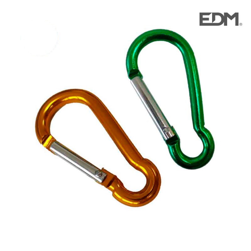 Mosqueton aluminio 5cmxø5mm colores surtidos